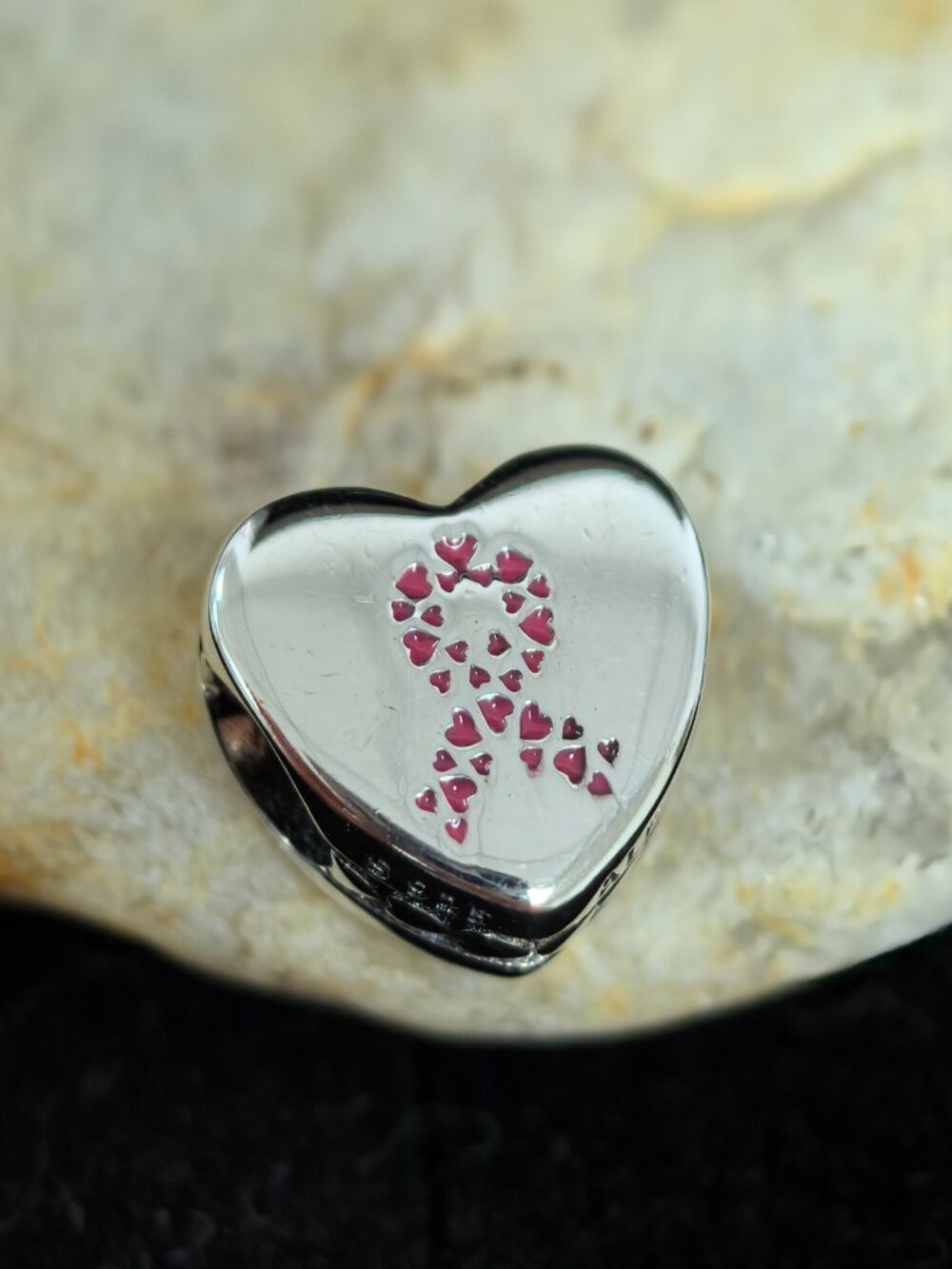 Pandora STRENGTH Exclusive Travel Heart Charm Pendant, S925 Silver (Women's)